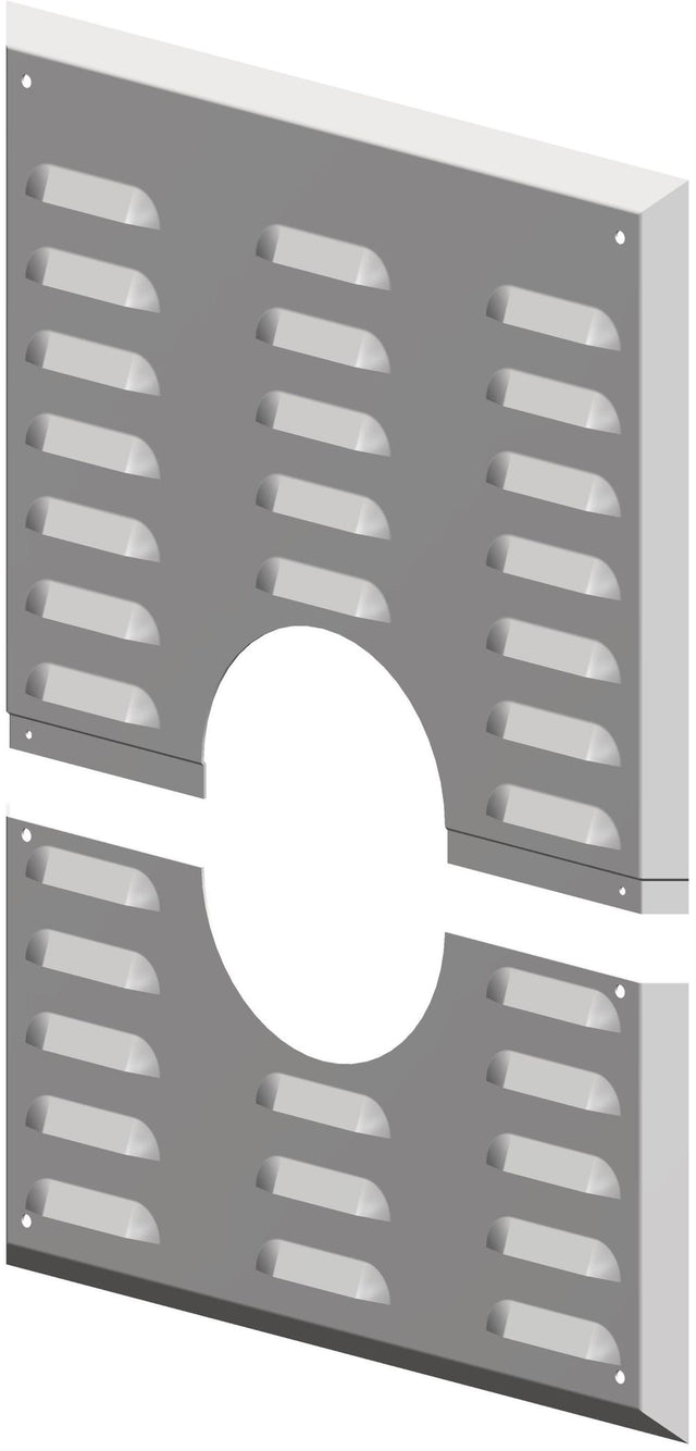 ATEC Wandblende m.Hinterlüftung DN 100 für raumluftabhängigen Betrieb 280x350mm, 2330