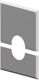 ATEC Wandblende geschlossen DN  60/100 2-teilig 280x340mm, 0428