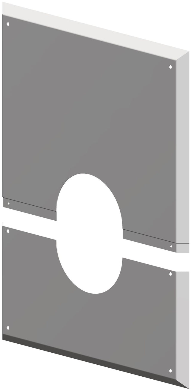 ATEC Wandblende geschlossen DN  60/100 2-teilig 280x340mm, 0428