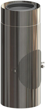 ATEC Kontroll-Rohr DN100/150 L=315mm Edelstahl blank, 702703