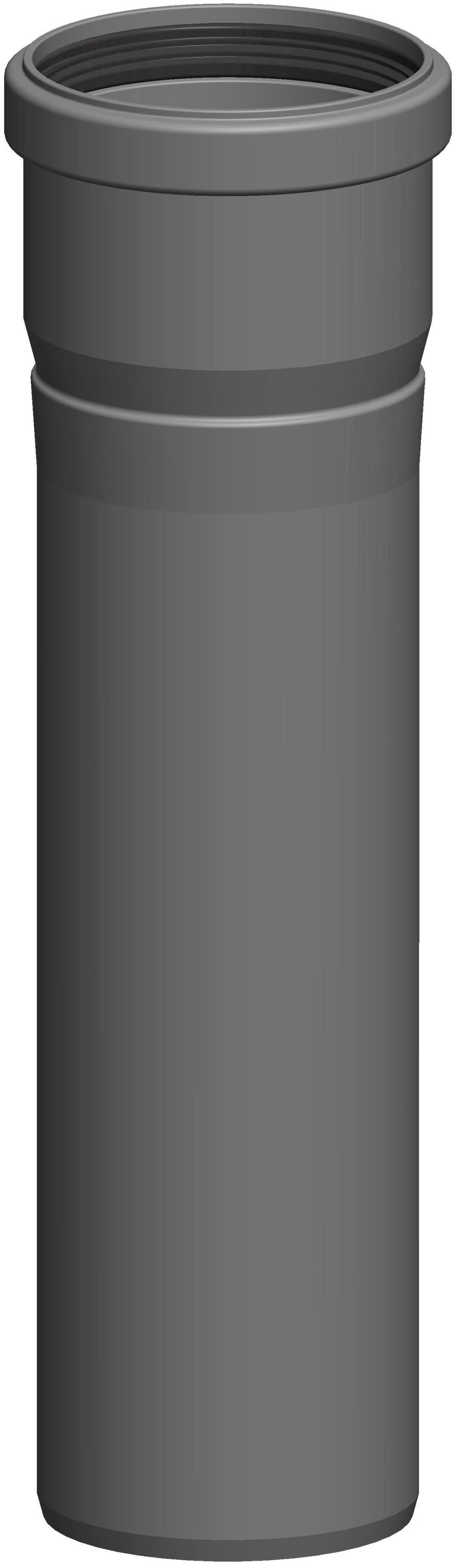 ATEC Rohr 255mm DN  80 kürzbar einwandig, 1317