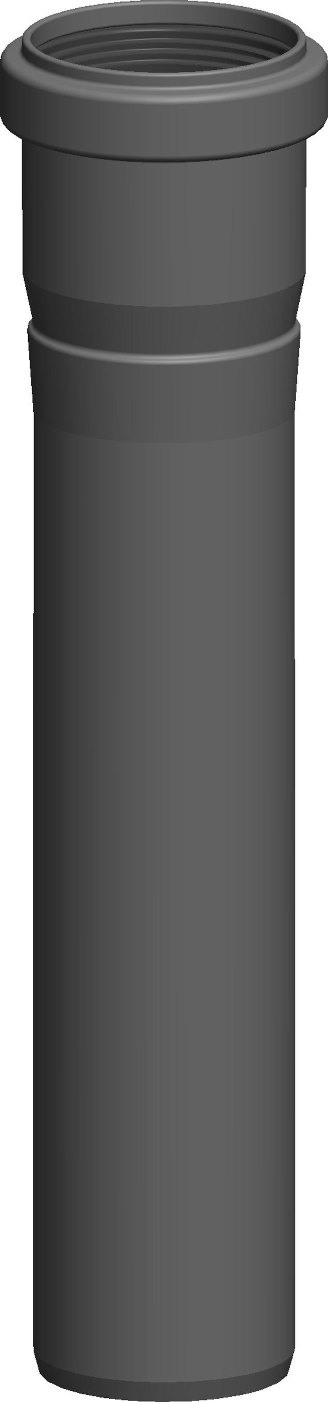 ATEC Rohr 500mm DN  60 kürzbar einwandig, 0318