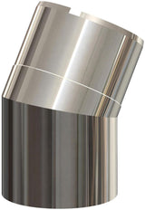 ATEC Bogen 30 Grad DN 60/100 L=180/48mm Edelstahl blank, 700714