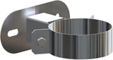 ATEC Wandabstandhalter 50mm DN 60/100 Edelstahl blank, 700742