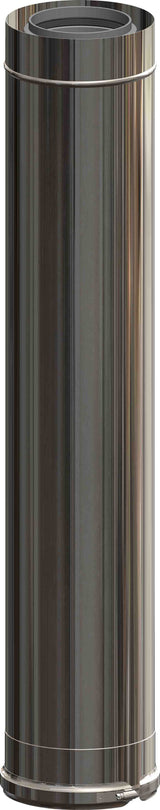 ATEC Rohrelement DN125/190 L=940mm Edelstahl blank kürzbar, 704719