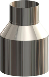 ATEC Mündungsabschluss DN 80/125 L=145mm Edelstahl blank, 701754