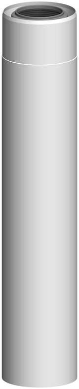 ATEC Rohrelement DN60/100 L=440mm Edelstahl weiss beschichtet kürzbar, 710718