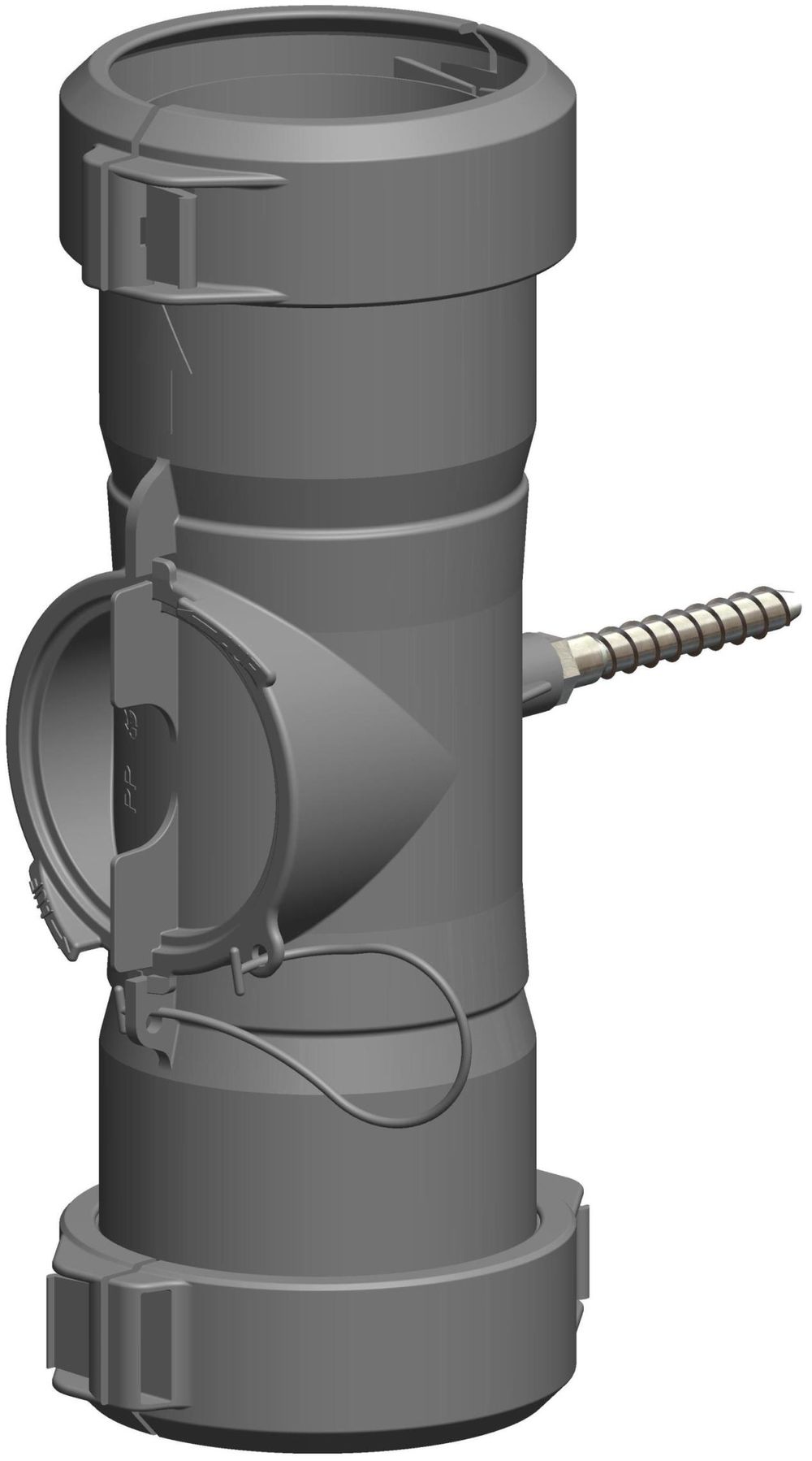 ATEC Kontrollrohr DN 80 flexibel inkl. Befestigung, 1304