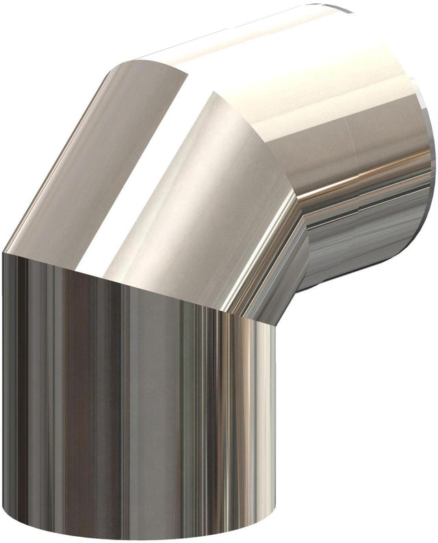 ATEC Bogen 87 Grad DN100/150 L=160/100mm Edelstahl blank, 702716