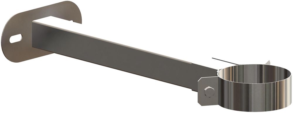 ATEC Wandabstandhalter 50-360mm DN60/100 Edelstahl blank kürzbar, 700745