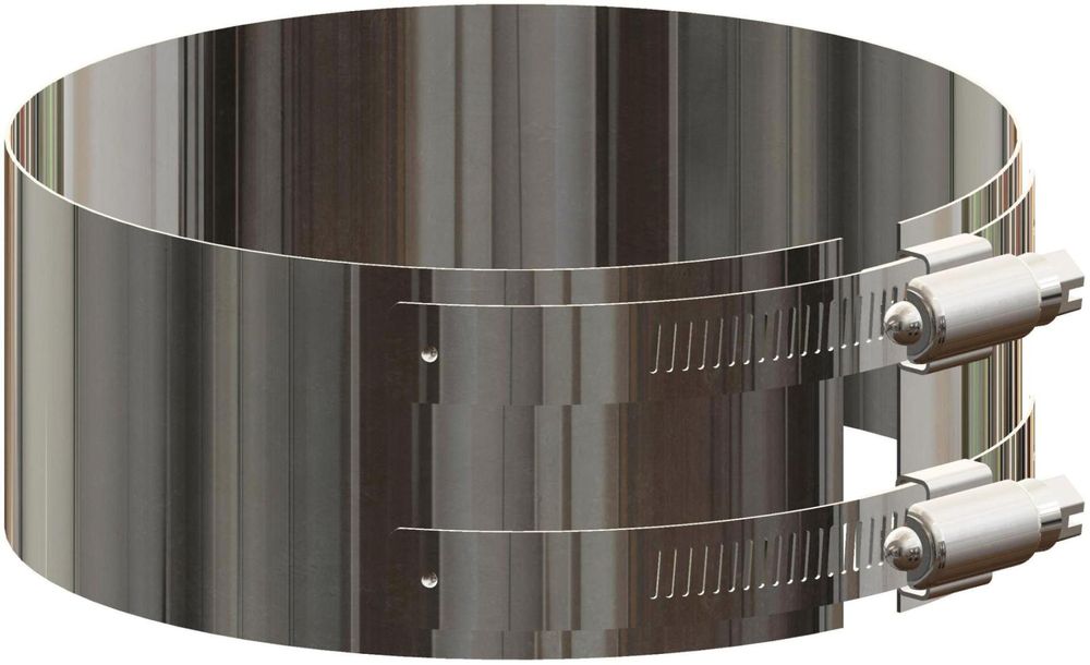 ATEC Klemmband DN80/125 Edelstahl blank , 701740