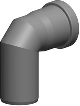 ATEC Bogen 87 Grad DN  60 einwandig, 0316