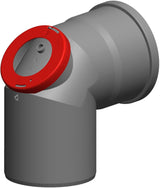 ATEC Kontroll-Bogen 87 Grad DN 160 , 6301
