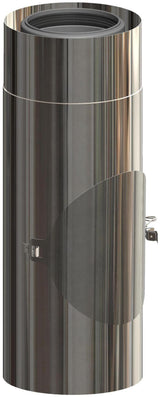 ATEC Kontroll-Rohr DN 80/125 L=290mm Edelstahl blank, 701703