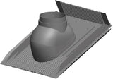 ATEC Schrägdachpfanne 25-50 Grad schwarz DN 80/125, 1468