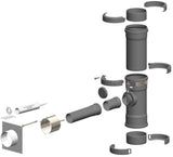 ATEC Anschluss-Set Mehrfachbelegung DN 80/125 - DN 160, 636381