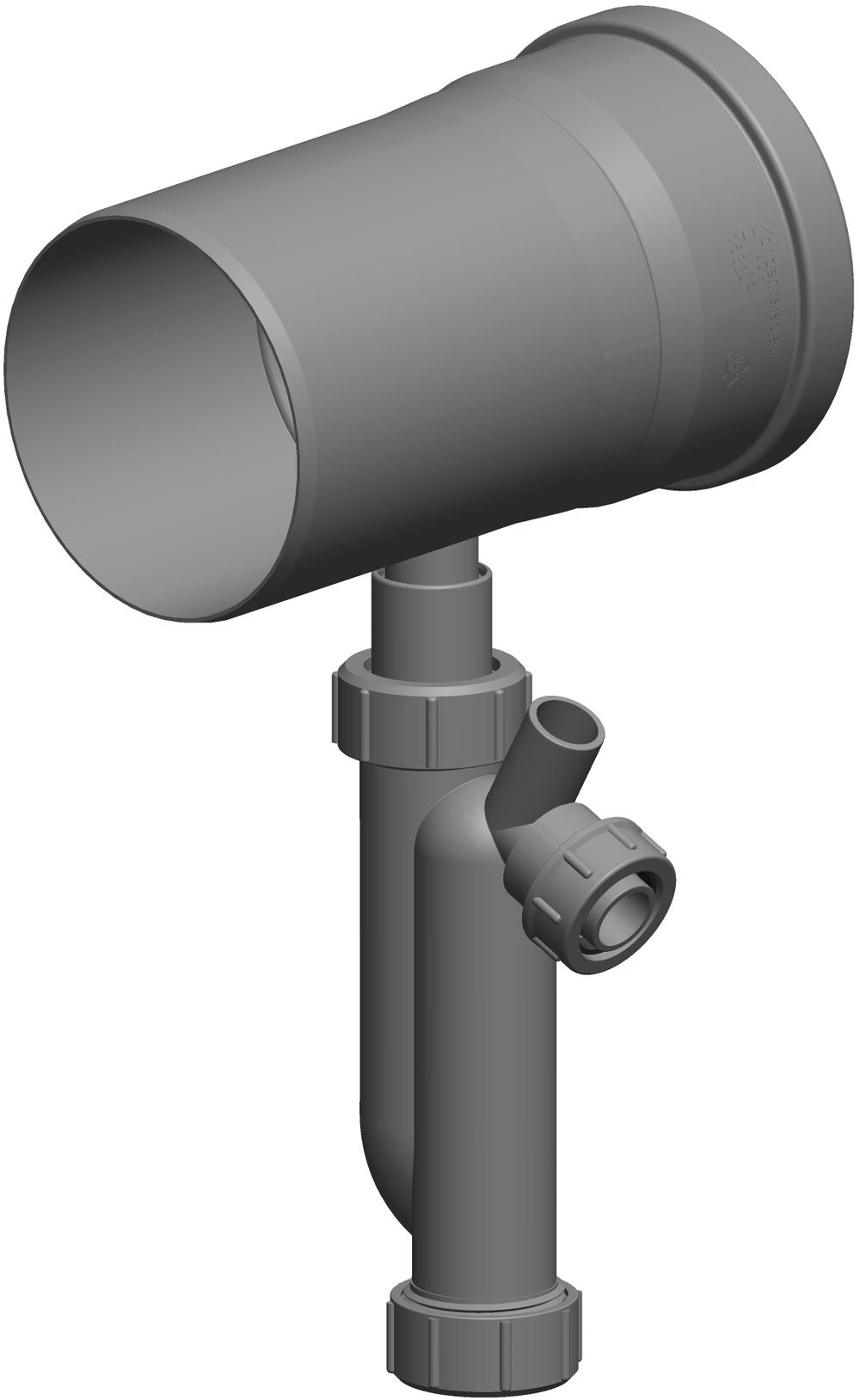 ATEC Kondensatablauf mit Siphon DN 110 bis 1000 Pa Überdruck geeignet, 3348