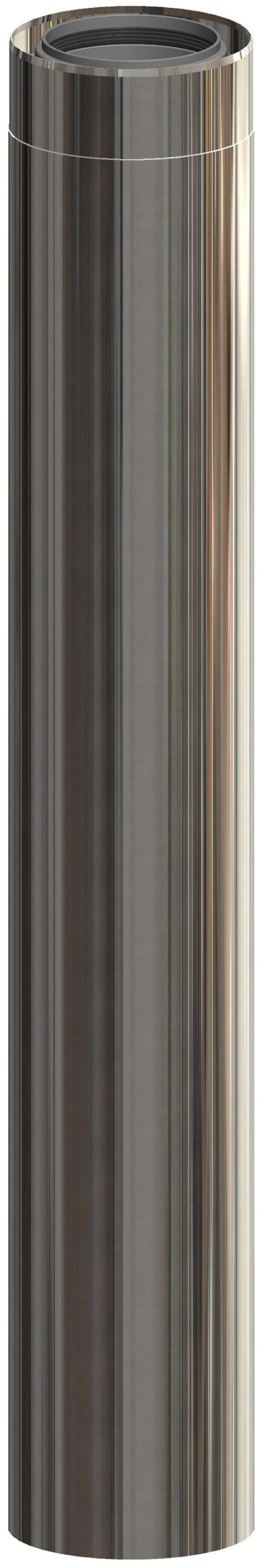 ATEC Rohrelement 940mm DN110/160 Edelstahl b Edelstahl blank, 703719