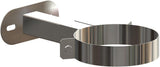 ATEC Wandabstandhalter 50-150mm DN110/160 E Edelstahl blank kürzbar, 703744