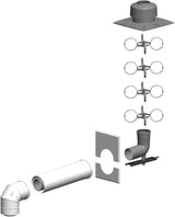 ATEC Basis-Set DN 100/150 mit Kontroll- Bogen 87 Grad, 2480