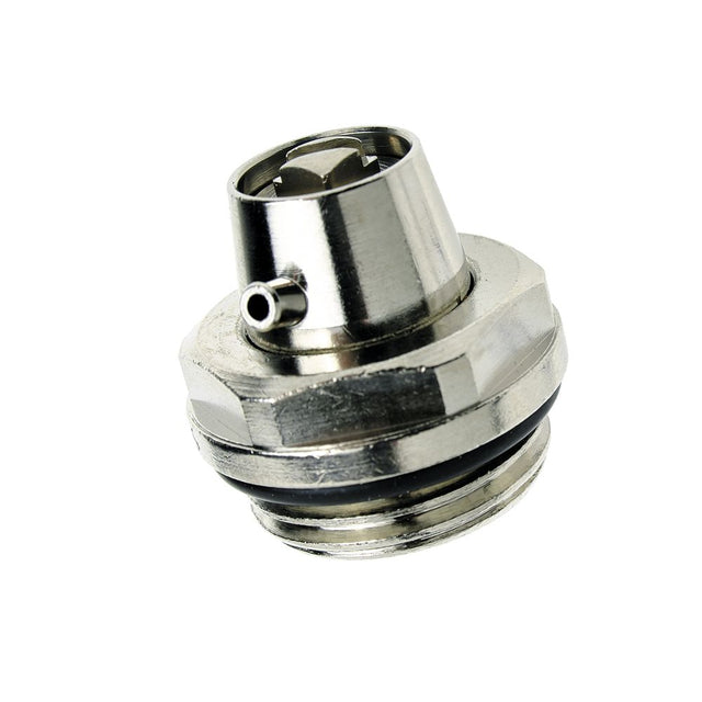 Entlüftungsstopfen 1/2" selbstdichtend vernickelt drehbare Tülle Metall, 10001466