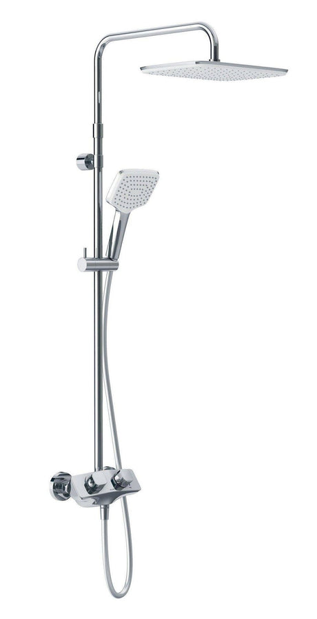 KLUDI COCKPIT Explorer Thermostat Dual Shower System, chrom, 8005005-00
