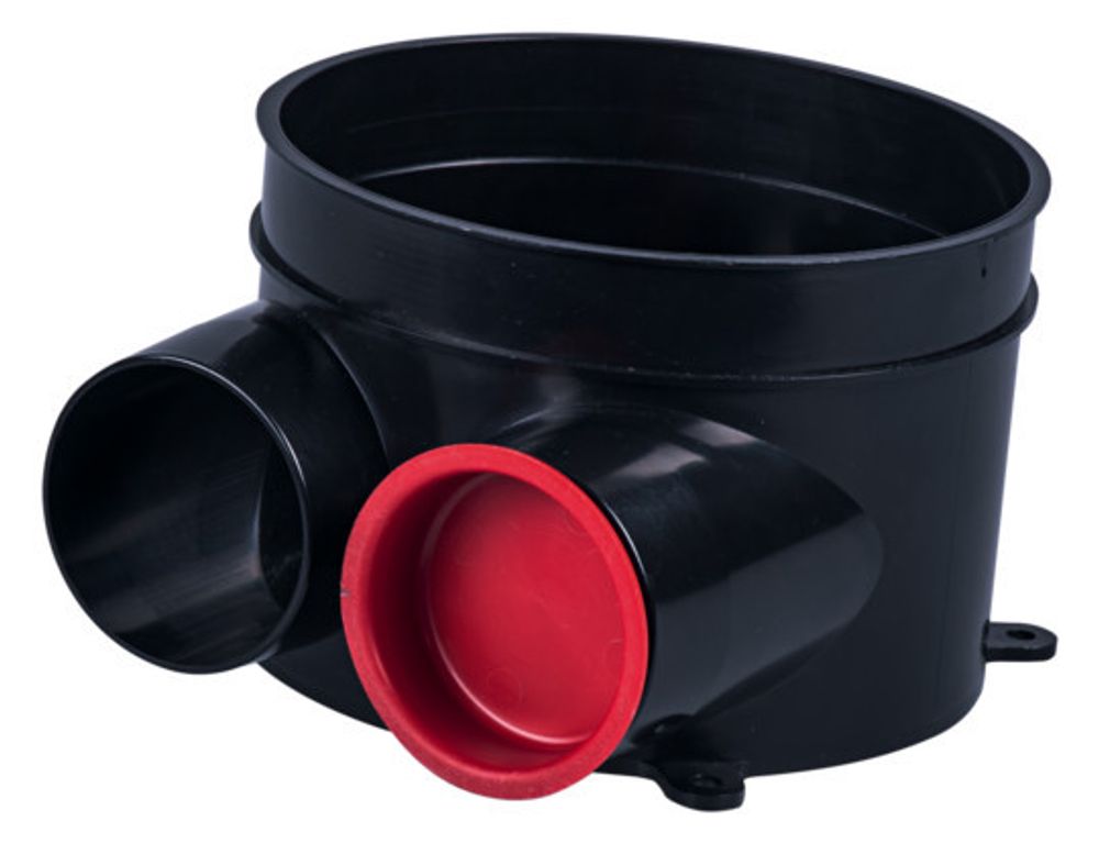Pluggit Doppelwinkelstutzen DN150 - PKR75, EVWS75