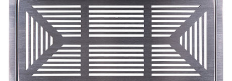 Pluggit Abdeckgitter aus Edelstahl, Design Square, PL126
