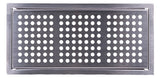 Pluggit Abdeckgitter aus Edelstahl, Design Circle, PL129