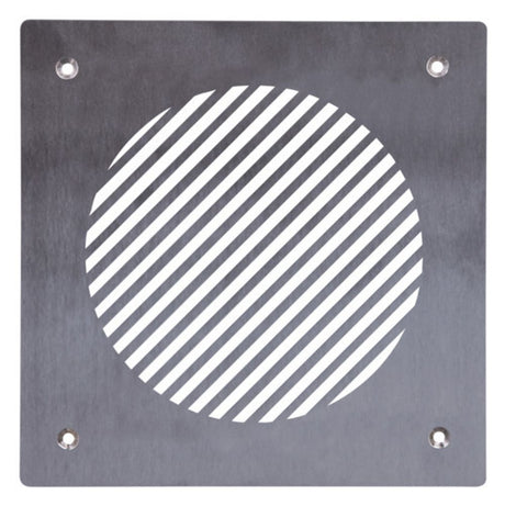 Pluggit Zuluftblende aus Edelstahl, Design Bar, PL133