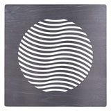 Pluggit Abluftblende aus Edelstahl, Design Wave, EVBP3