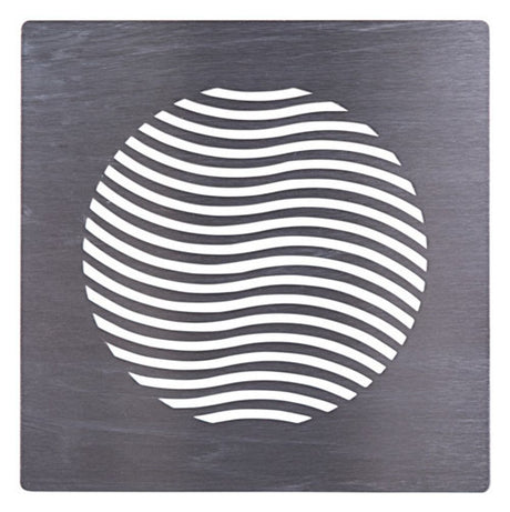 Pluggit Abluftblende aus Edelstahl, Design Wave, EVBP3