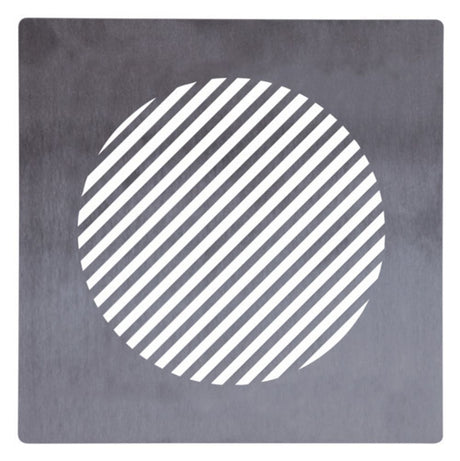 Pluggit Abluftblende aus Edelstahl, Design Bar, EVBP4