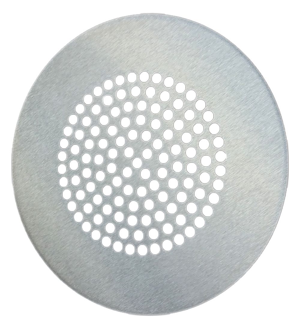 Pluggit Zuluftblende Design Circle aus Edelstahl, Ausführung rund, EVBP6
