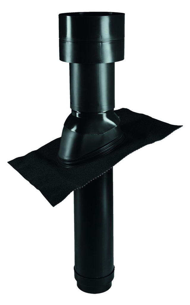 Pluggit Dachhaube gedämmt DN160, schwarz, DH160-KS