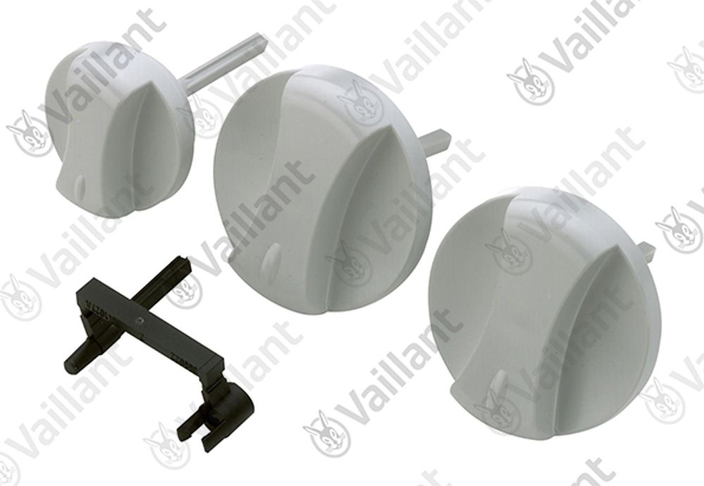 VAILLANT Knopf, grau, Set a 3 St. VC 126+196+246/2-C u.w. Vaillant-Nr. , 114288