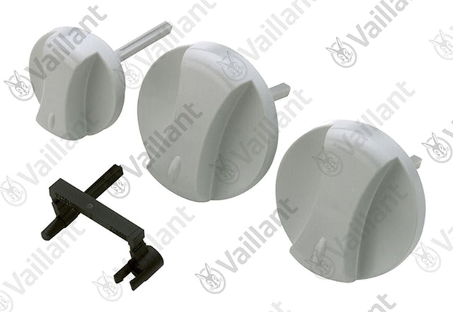 VAILLANT Knopf, grau, Set a 3 St. VC 126+196+246/2-C u.w. Vaillant-Nr. , 114288