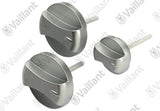 VAILLANT Knopf, platin, Set a 3 St. VC 104/3-E u.w. Vaillant-Nr. , 114289