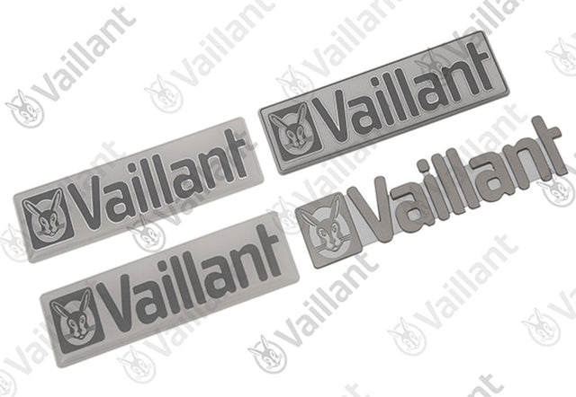 VAILLANT Firmenschild, Set VC 104/3-E u.w. Vaillant-Nr. , 118096