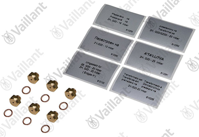 VAILLANT Düsenwechselsatz, 6 Düsen-D 1,50 VK 10-25/6-1 E-C u.w. Vaillant-Nr. , 200132