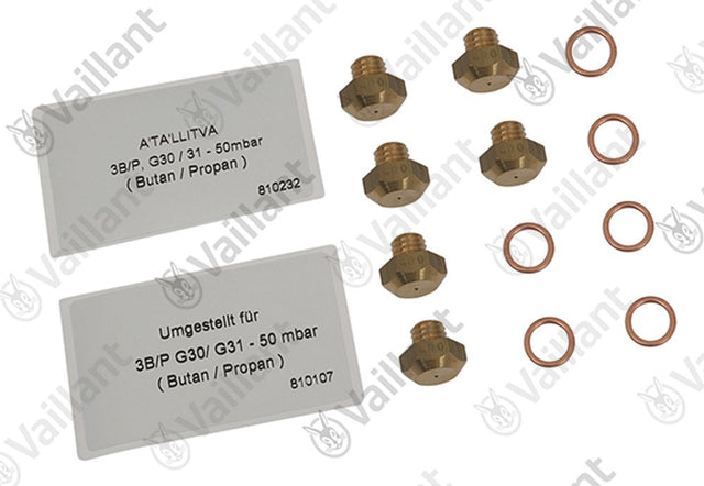 VAILLANT Düsenwechselsatz, 6 Düsen-D 0,85 VK 10-25/6-1 E-C u.w. Vaillant-Nr. , 200136