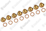 VAILLANT Düsenwechselsatz, 8 Düsen-D 0,85 VK 10-25/6-1 E-C u.w. Vaillant-Nr. , 200137