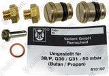 VAILLANT Düsenwechselsatz VGH 130-190/6 Z u.w. Vaillant-Nr. , 200185