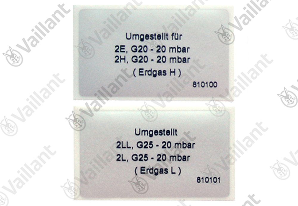 VAILLANT Umstellsatz, P -> E/LL VC 126+196+246/2-C u.w. Vaillant-Nr. , 202012