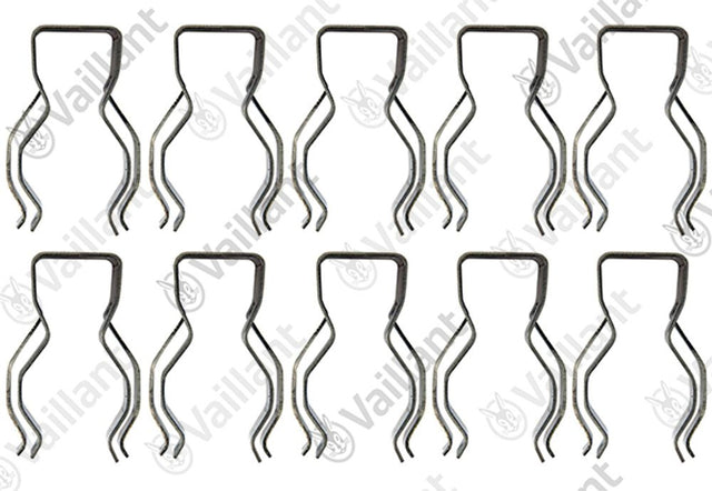 VAILLANT Klemmfeder, PWT, (x10) VWF 58+88+118/4 u.w. Vaillant-Nr. , 219621