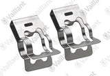 VAILLANT Klammer, Set a 2 St. VCW 194+244/3-C u.w. Vaillant-Nr. , 219636