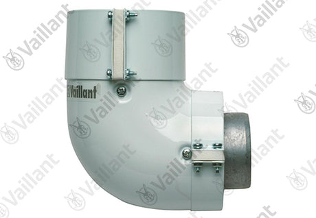 VAILLANT Bogen, 90 Grad Anschlusssets System 63/96 Alu u.w. Vaillant-Nr. , 284733