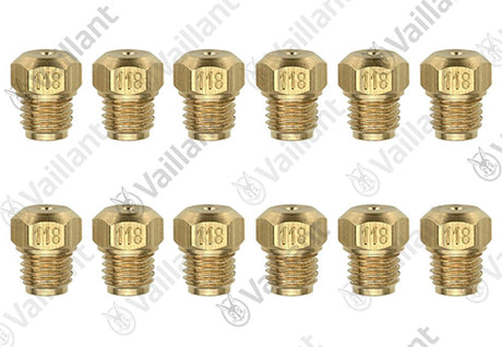VAILLANT Brennerdüse, 1,18, (x12) MAG 11-0/0 GX u.w. Vaillant-Nr. , 291202