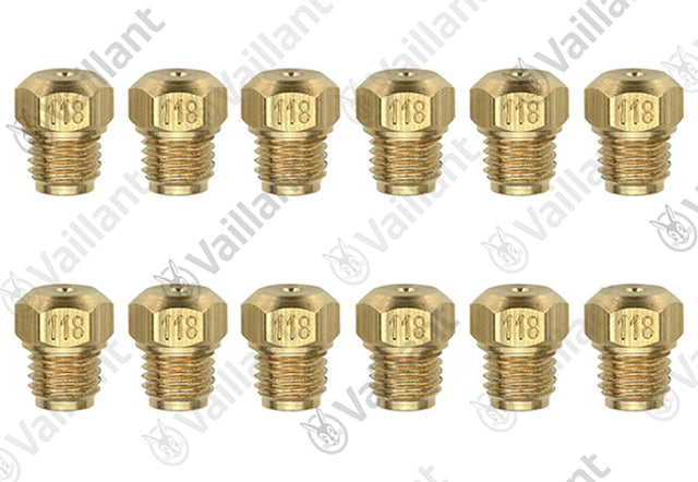 VAILLANT Brennerdüse, 1,18, (x12) MAG 11-0/0 GX u.w. Vaillant-Nr. , 291202
