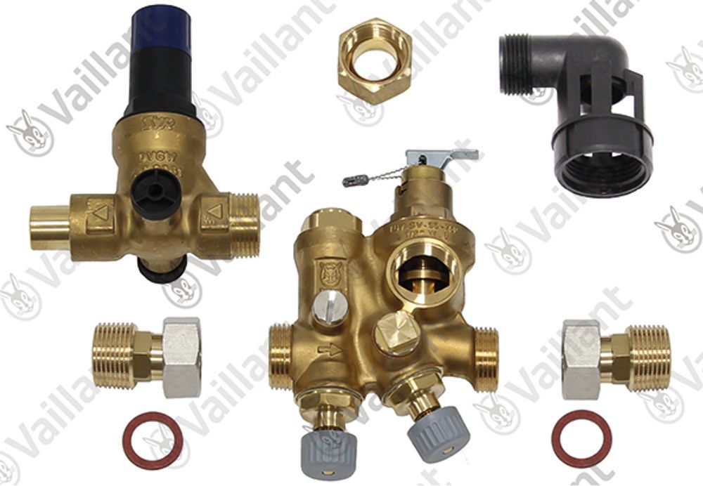 VAILLANT Si.Gruppe mit Druckminderer VGH/VIH VGH 130+160+190+220/7 XZU (R1) u.w. Vaillant-Nr. , 000661